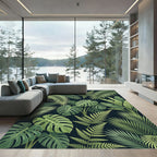 Evergreen Jungle Leaf Canopy Rug