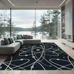 Atomic Orbit Abstract Pattern Rug