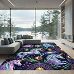 Celestial Unicorn Galaxy Astral Art Rug