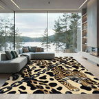 Amber Ocelot Chain Pattern Rug