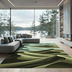 Earthy Gradient Desert Dune Rug