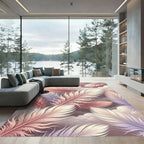 Soft Feather Pastel Ombre Cloudscape Rug