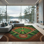 Baseball Diamond Field Graphic Rug