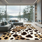 Sophisticated Cheetah Portrait Animal Spot Rug
