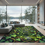 Enchanted Ivy Vine Stone Wall Rug