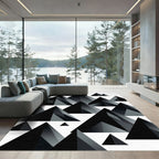 Monochromatic Geometric Peaks Rug