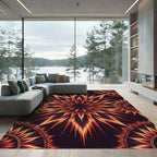 Radiant Fireburst Star Medallion Rug