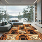 Desert Archway Seashell Pattern Rug