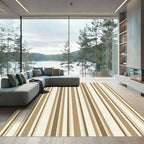 Earthy Tones Vertical Stripes Rug
