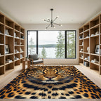 Bold Leopard Spots Animal Print Rug