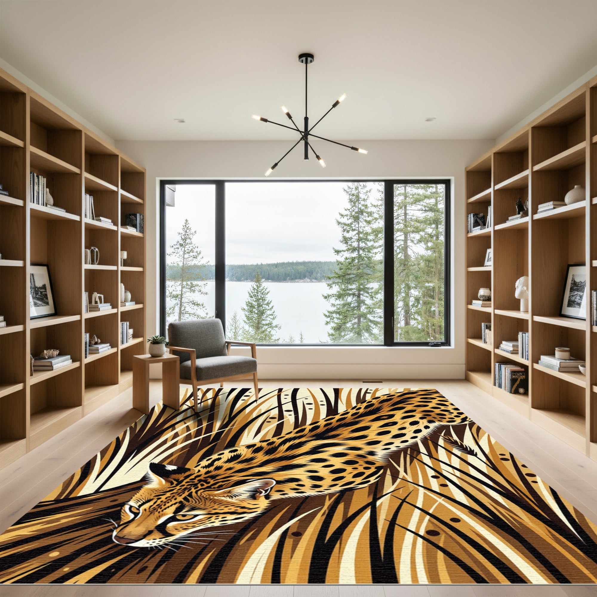 Ocelot Spot Woodland Wild Rug