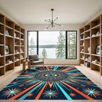 Cosmic Eye Sunburst Rug
