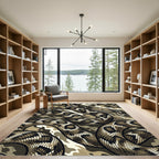 Camo Serpentine Reptile Landscape Rug