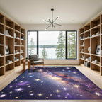 Cosmic Galaxy Starry Night Rug