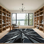 Monochromatic Shattered Geometric Explosion Rug