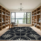Antique Compass Rose Collection Rug