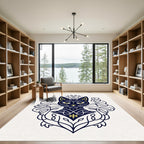 Mystic Midnight Cat Ornamental Rug