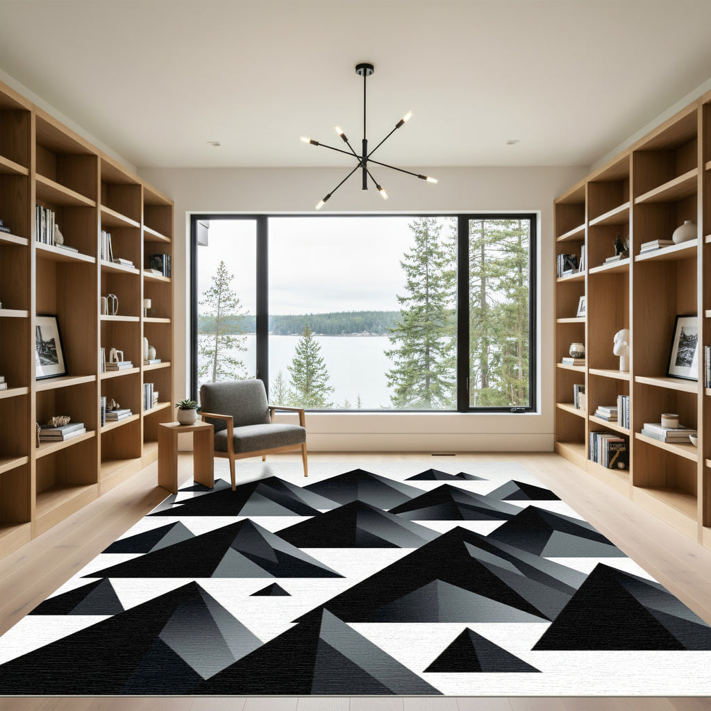 Monochromatic Geometric Peaks Rug