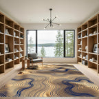 Sand Dune Topographic Contour Waves Rug