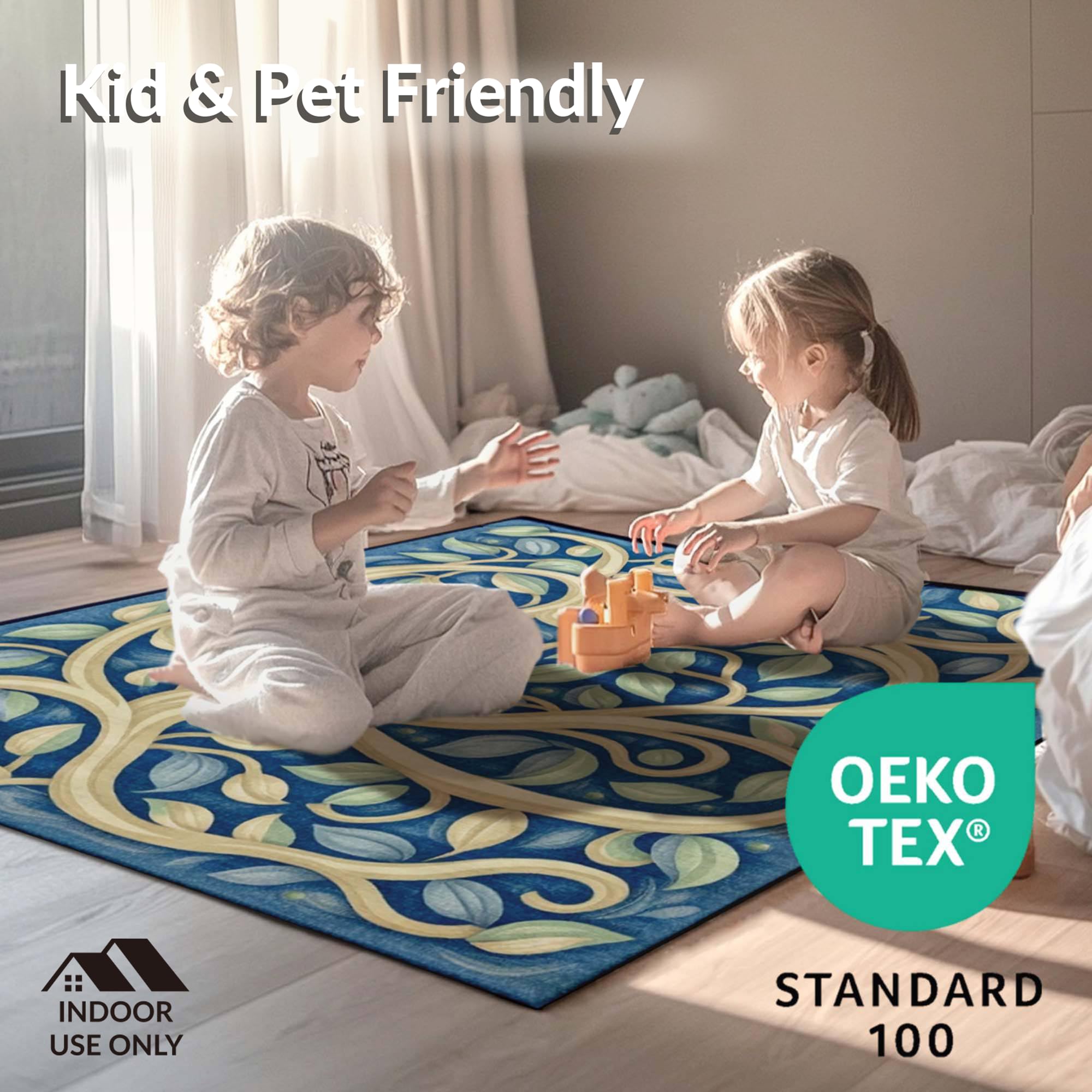 Abstract Agate Organic Lines Design Rug