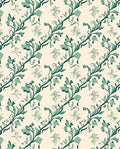 Sage Green Botanical Tangle Design Rug