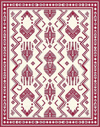 Tribal Geometric Pattern Rug