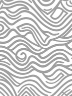 Abstract Flowing Lines Pattern Rug