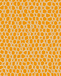 Orange Honeycomb Pattern Rug