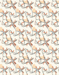 Abstract Organic Coral And Gray Design Rug