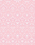 White Orchid Floral Pattern Rug