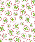 Green Holly Scatter Pattern Rug