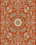 Ornate Floral Medallion Pattern Rug