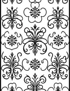 Classic Floral Scrollwork Pattern Rug