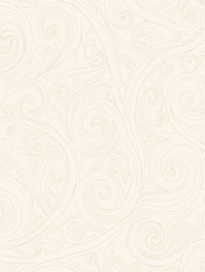 Classic Swirl Cream Pattern Rug