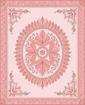 Ornate Floral Mandala Design Rug