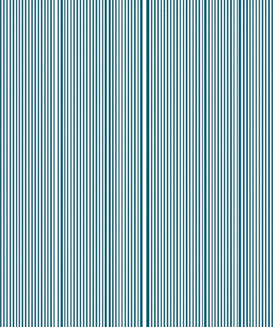 Modern Navy 2 Tone Stripes Rug