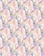 Pastel Gemstone Geometric Pattern Rug