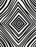 Optical Illusion Diamond Stripe Rug