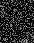 Abstract Swirls and Lines Pattern Rug