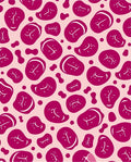 Playful Pink Steak Pattern Design Rug