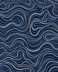 Abstract Swirls And Dot Pattern Rug