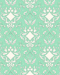 Ornate Floral Diamond Pattern Rug