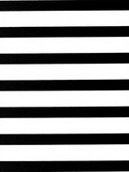 Bold Black White Stripe Pattern Rug