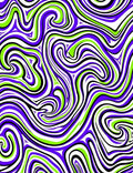Vibrant Swirl 2 Tone Pattern Rug