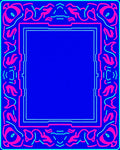 Vibrant Neon Abstract Swirls Rug