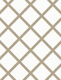 Natural Diamond Lattice Pattern Rug