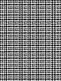 Black White Houndstooth Texture Rug