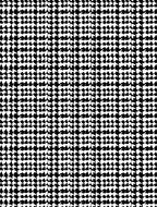 Black White Houndstooth Texture Rug