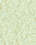 Elegant Swirling Floral Vine Pattern Rug