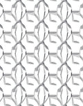 Modern Geometric Interlocking Diamond Pattern Rug